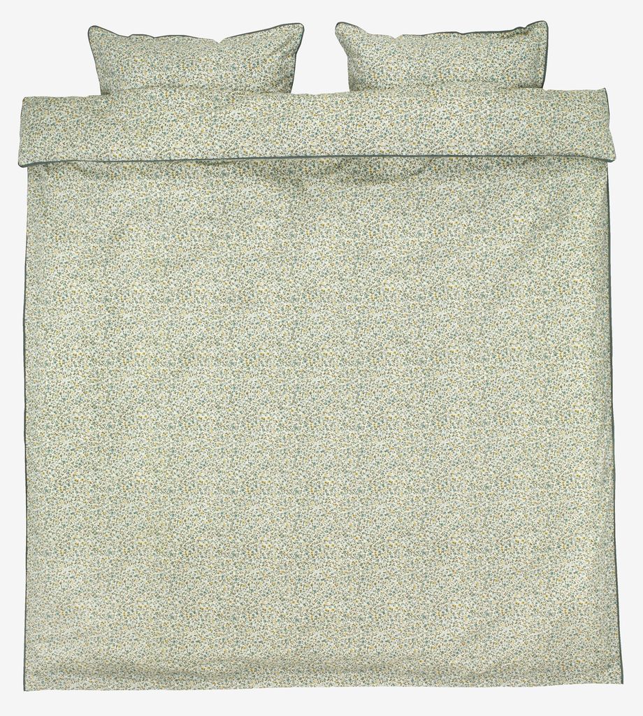 Percale duvet cover set EMILY King blue - JYSK