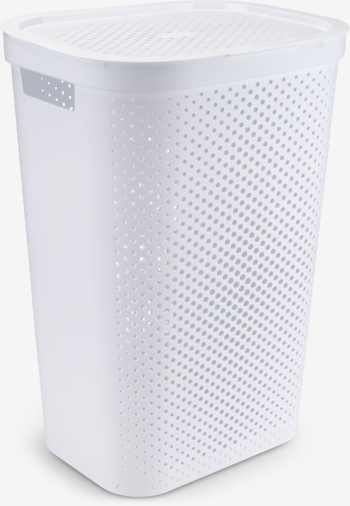 Laundry basket INFINITY plastic white - JYSK