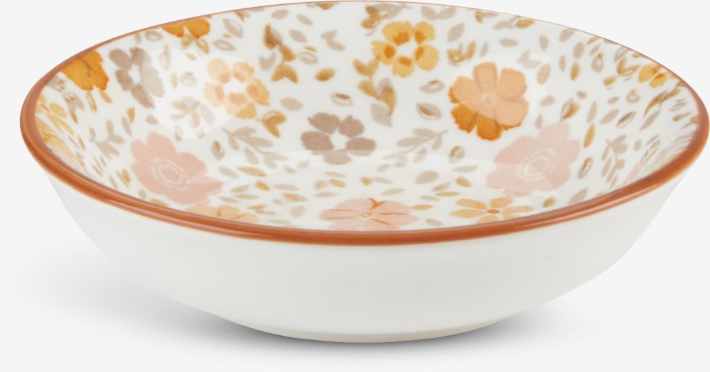 Bowl VETLE D10xH3cm flower print - JYSK