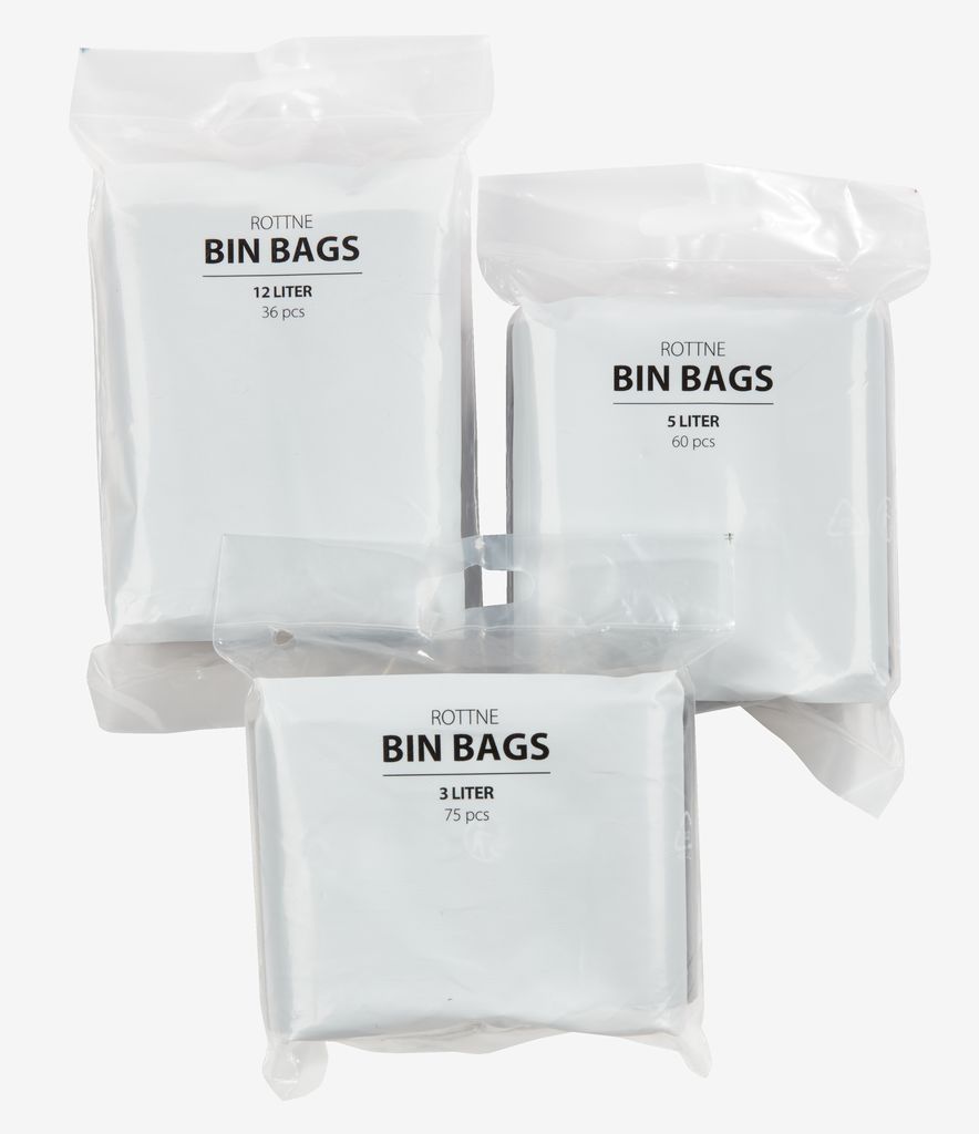 Bin bags ROTTNE 12L/5L/3L assorted - JYSK