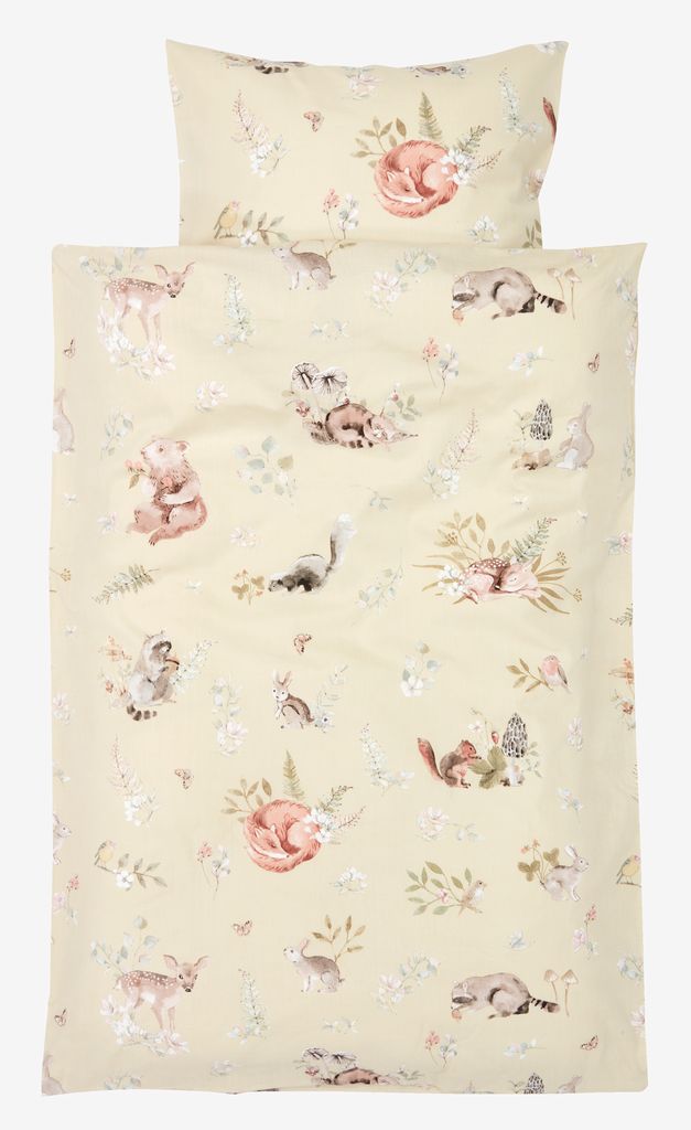 Baby duvet cover set VILDA 70x100 sand - JYSK
