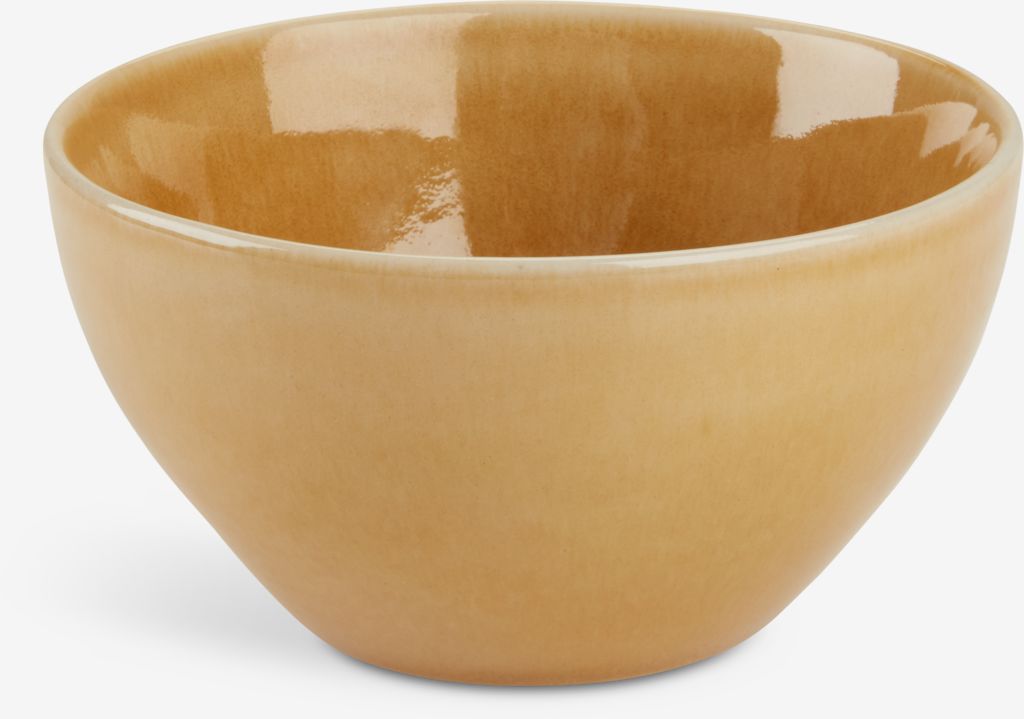 Bowl KLAUDI D12xH6cm yellow - JYSK