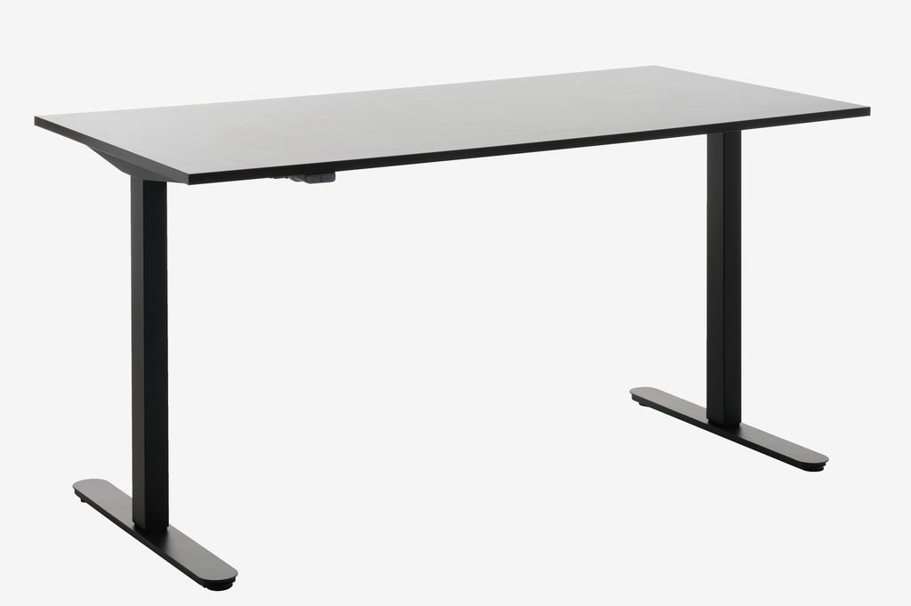 Height adjustable desk SVANEKE 80x160 black - JYSK