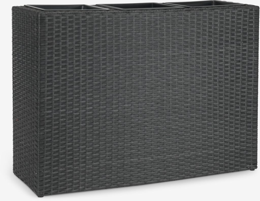 Planter box STOKKAND W30xL83xH60 black - JYSK