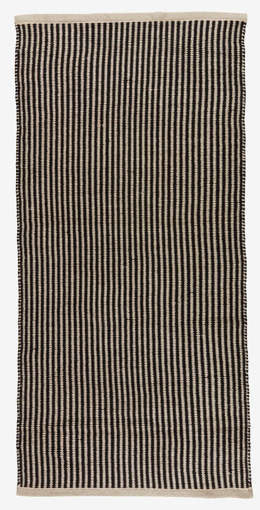 Rug HOSTA 65x140 black/beige - JYSK