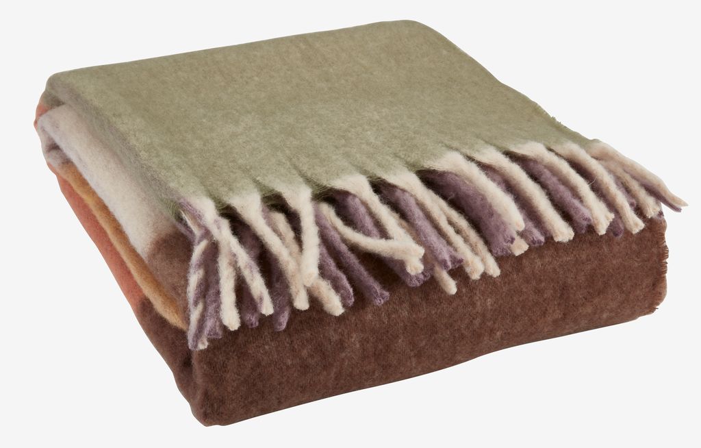 Throw TUSENFRYD 130x180 block mix - JYSK
