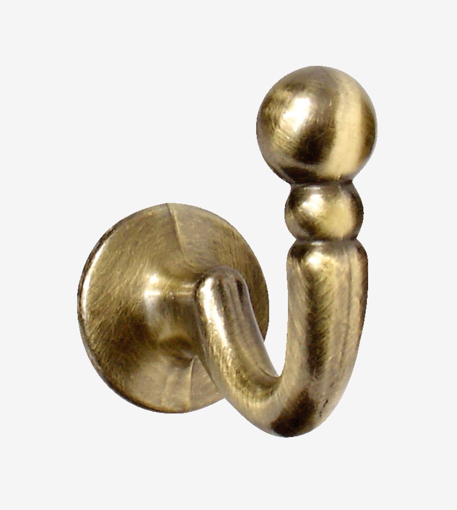 Tie-back hook PALMA pack of 2 brass - JYSK