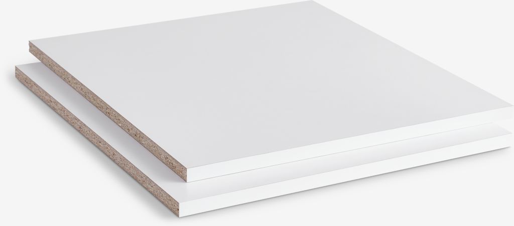 Shelves VIBY 48x55 pack of 2 white - JYSK