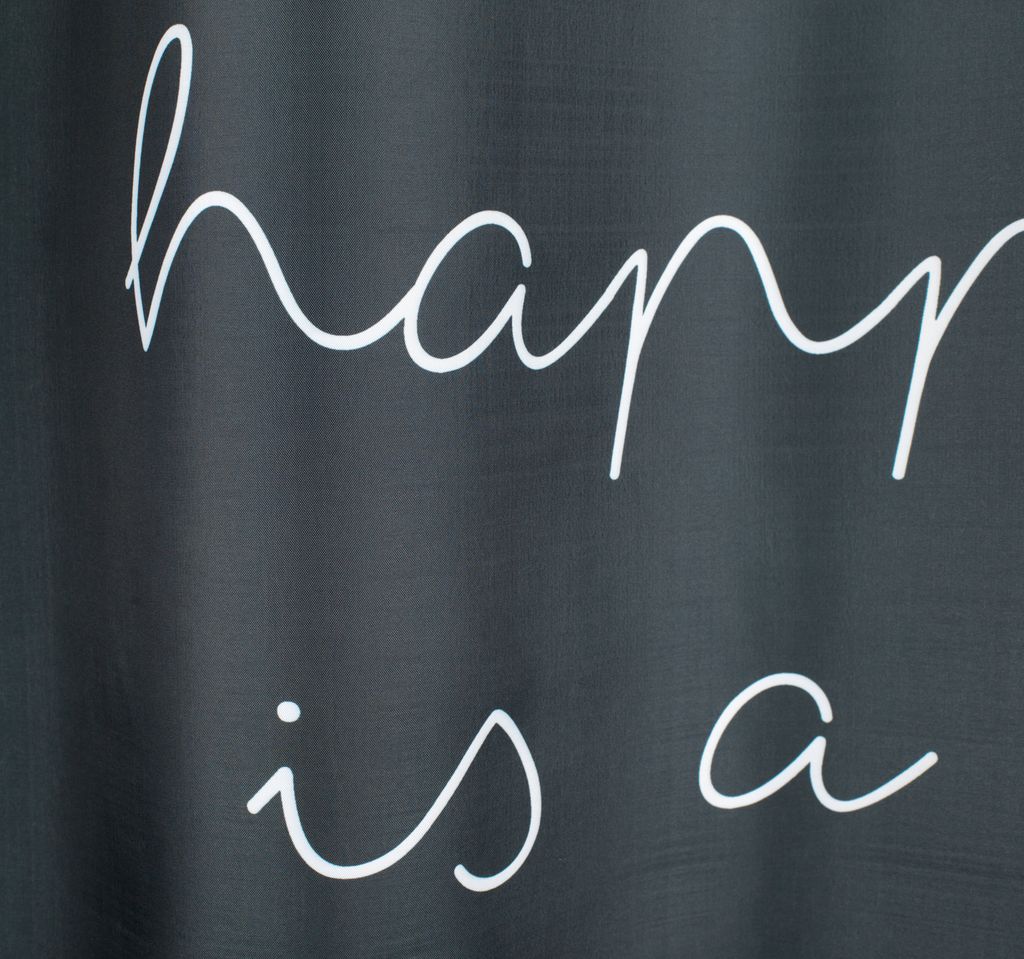 Shower curtain RUNEMO 150x200 black - JYSK