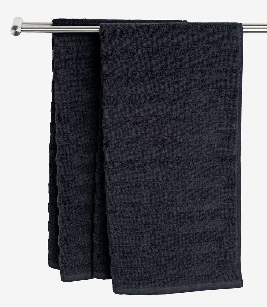 Hand towel TORSBY 50x90 black - JYSK