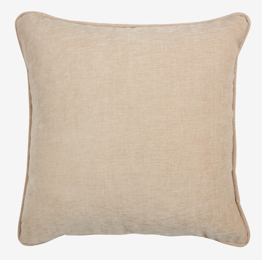 Cushion HORNFIOL 45x45 chenille beige - JYSK