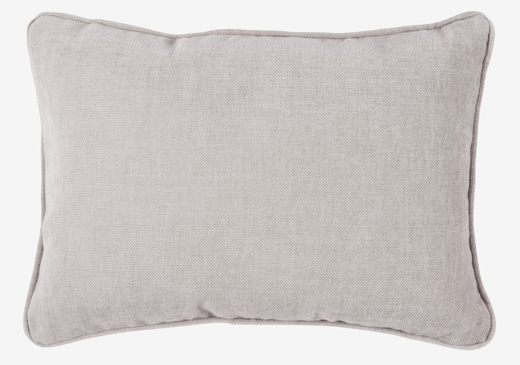 Cushion HORNFIOL 35x50 chenille light grey - JYSK