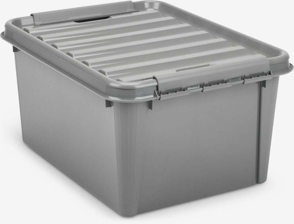 Storage box SMARTSTORE RECYCLED 31 32L w/lid - JYSK