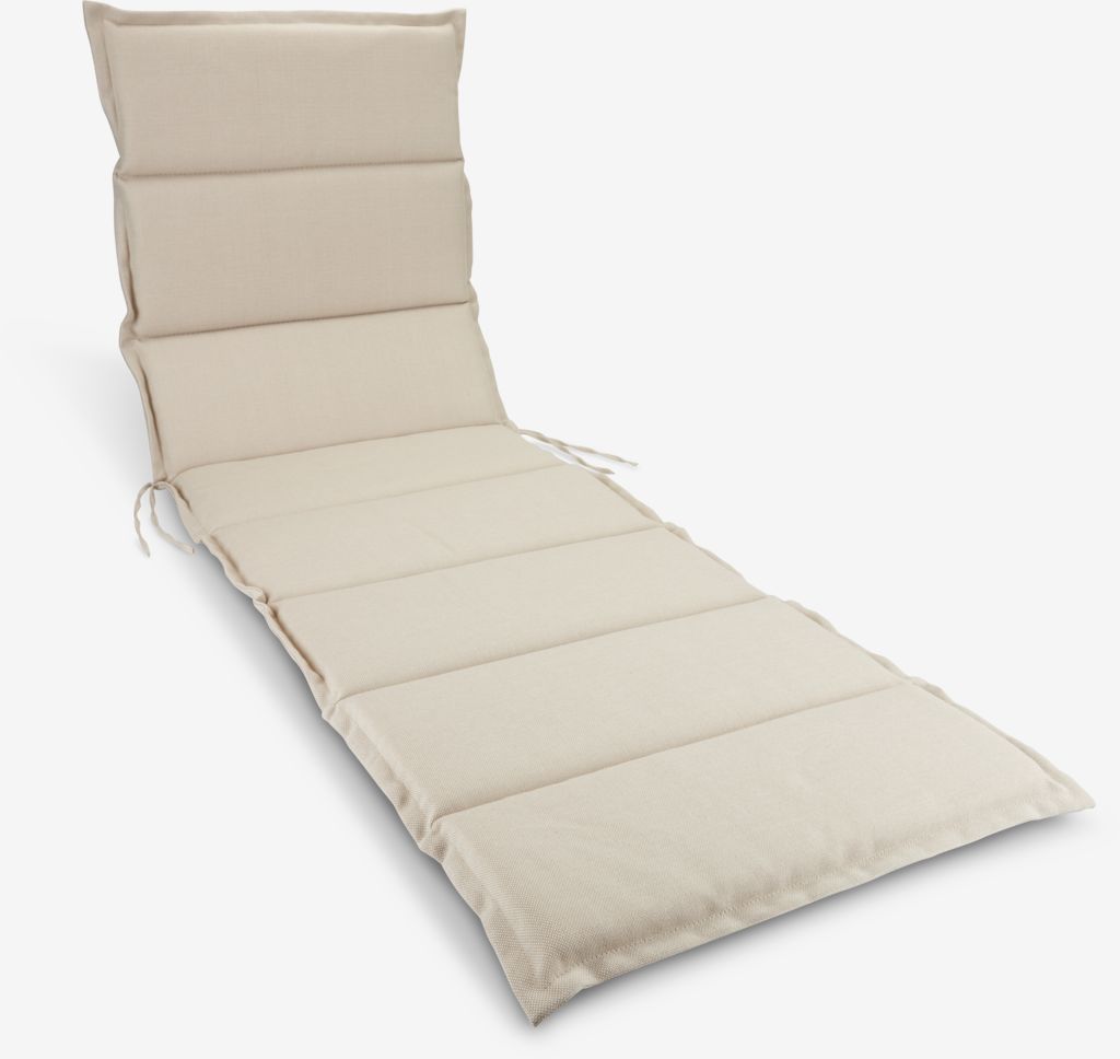 Garden cushion sun lounger BREDFJED off-white - JYSK