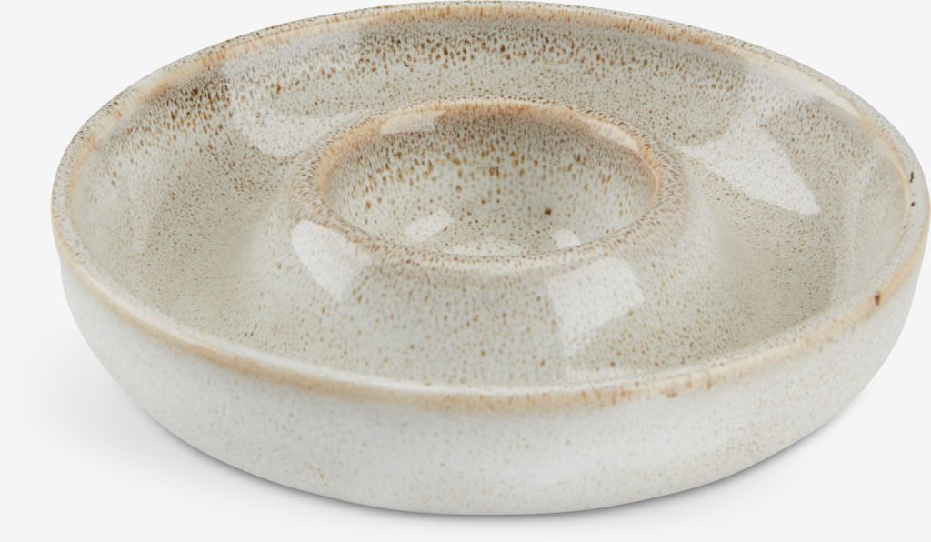 Egg cup OLOF D11xH3cm beige - JYSK