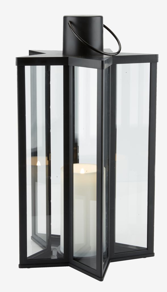 Lantern RHODOLIT W30xL30xH50cm with LED - JYSK