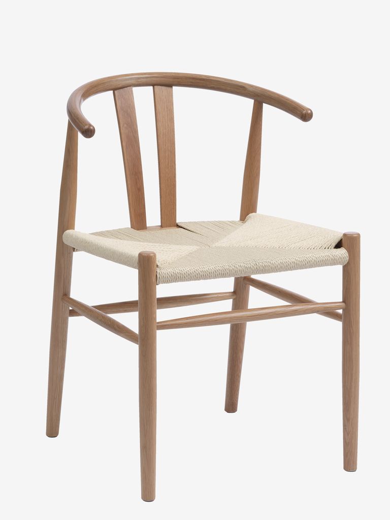 Dining chair GUDERUP oak/natural - JYSK