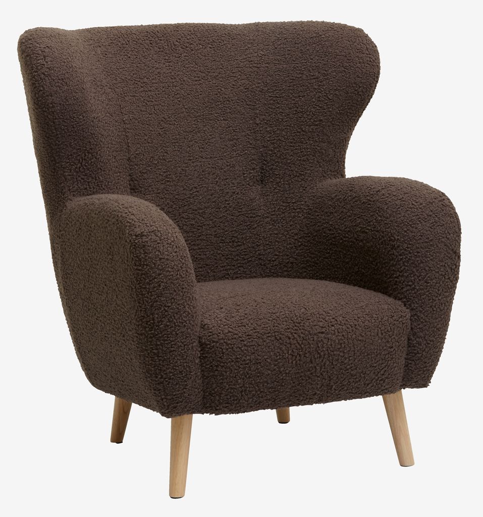 Armchair VILDSUND brown - JYSK