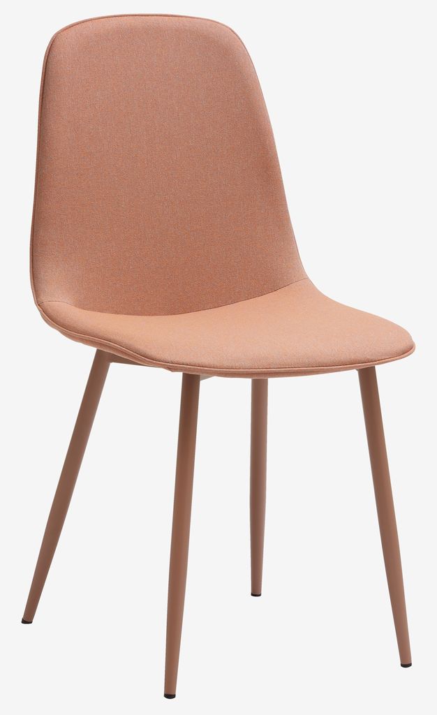 Dining chair BISTRUP dusty peach - JYSK