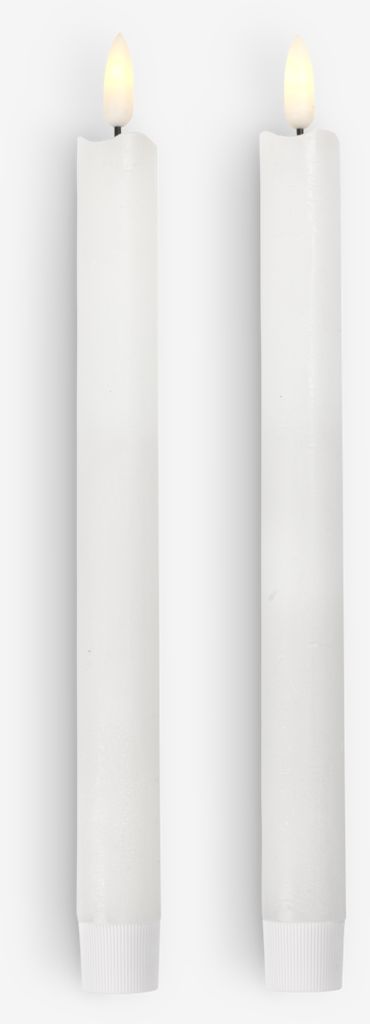 LED taper candle ESBEN H25cm pack of 2 - JYSK