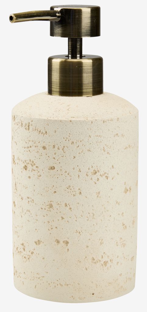 Soap dispenser TORUP beige stone - JYSK