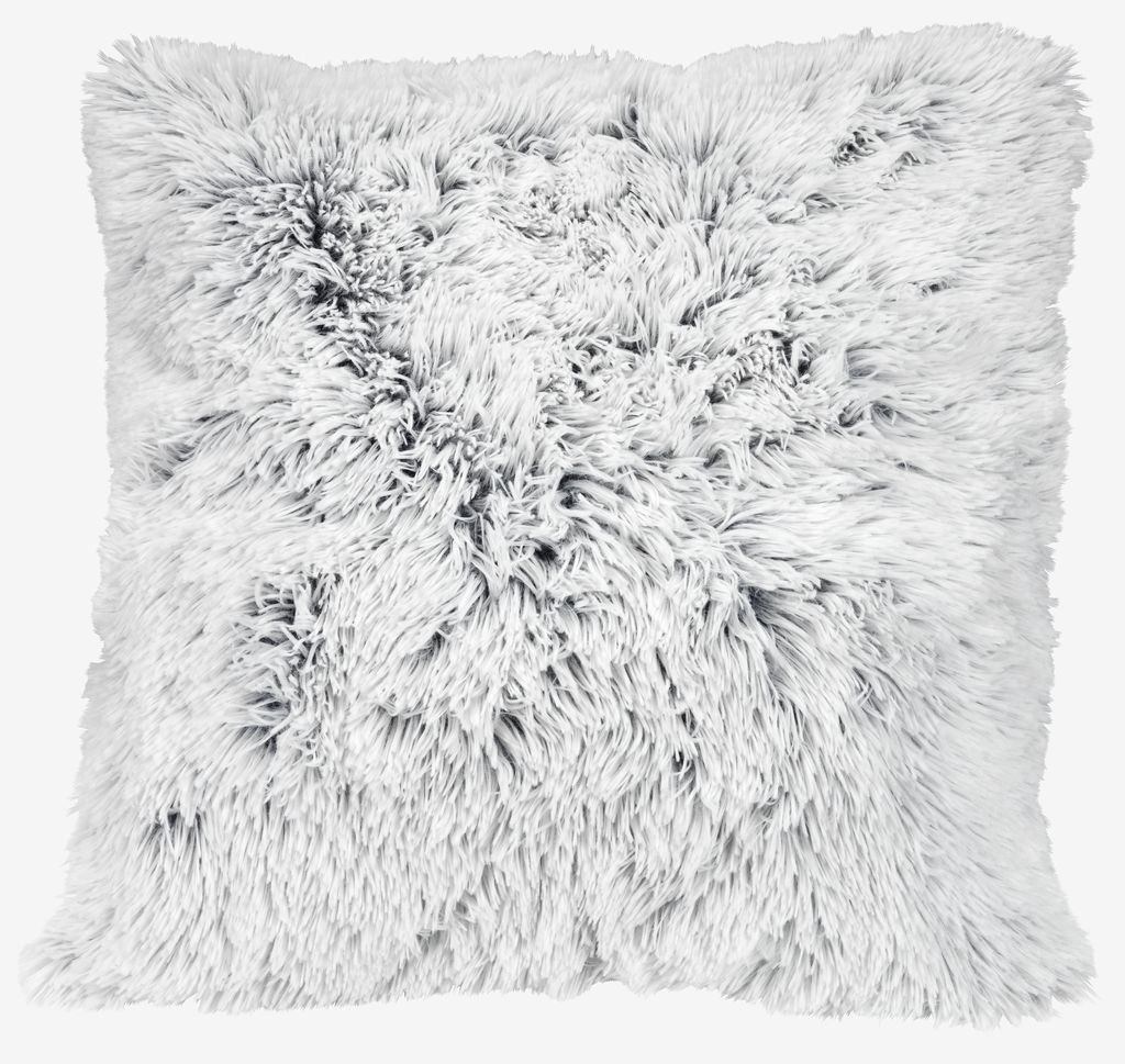 Cushion LOTUS 50x50 white/grey - JYSK