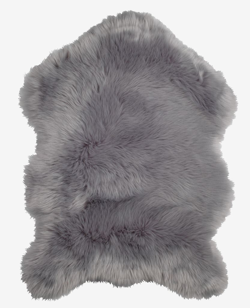 Faux lambskin TAKS 60x90 grey - JYSK