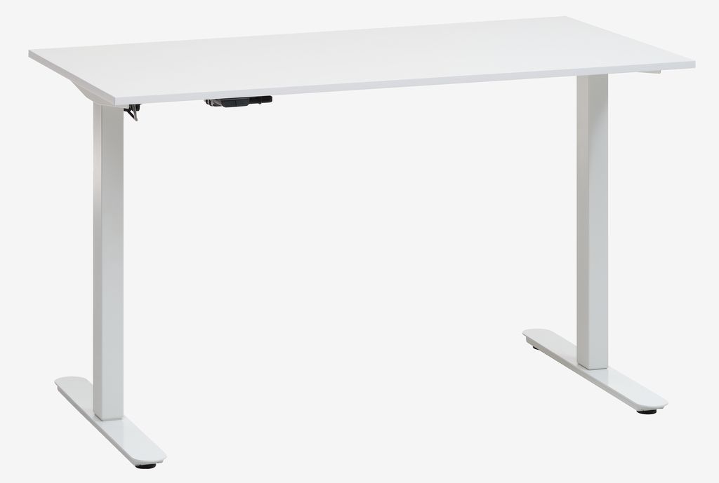 Height-adjustable desk SVANEKE 60x120 white - JYSK