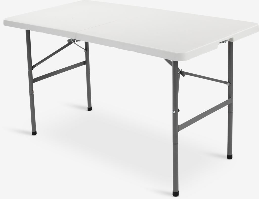 Folding table HOLMEN W60xL121 white - JYSK
