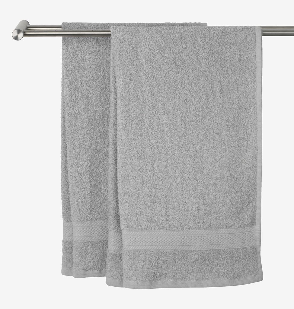 Hand towel UPPSALA 50x90 light grey - JYSK