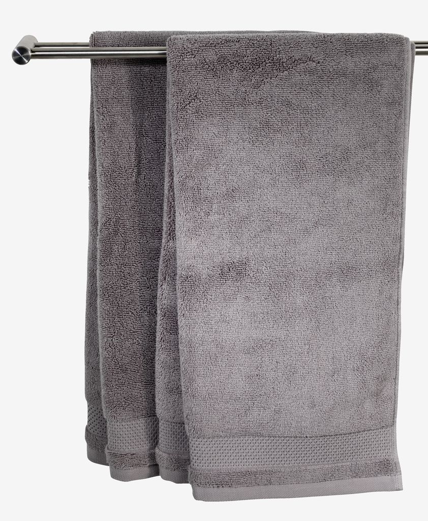 Bath sheet NORA 100x150 grey - JYSK