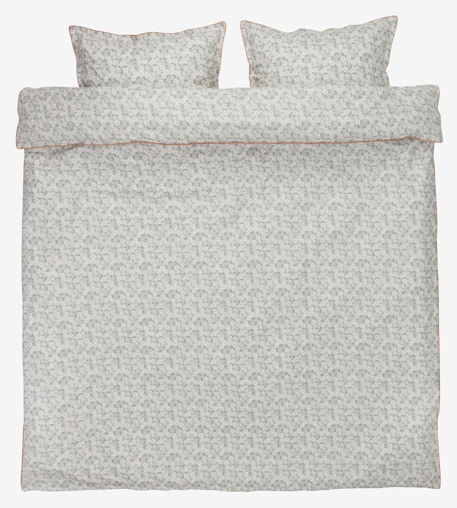 Percale duvet cover set INGA Double grey - JYSK