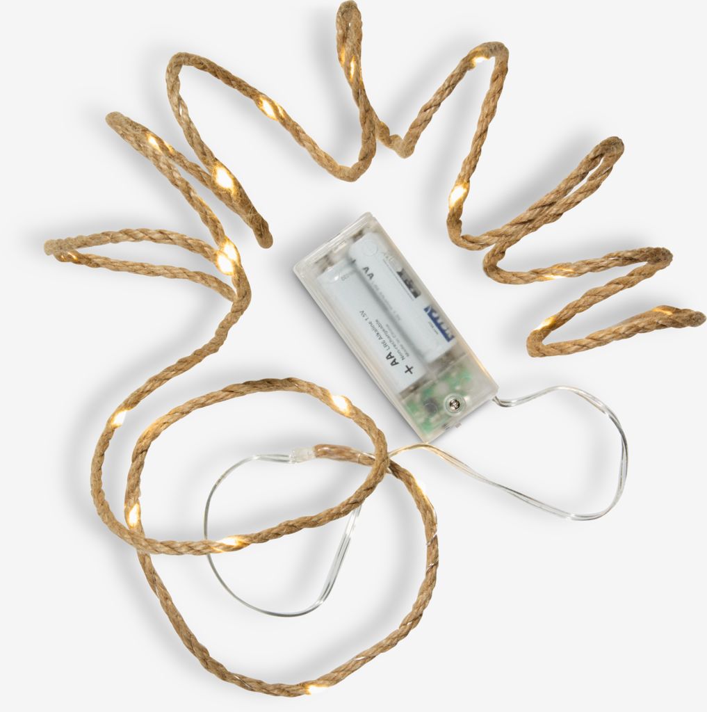 LED string light CORNELIUS L230cm with 20 LED - JYSK