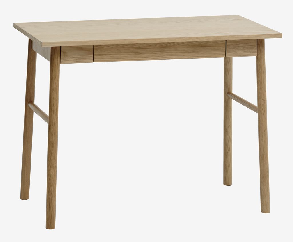 Desk LANGELINIE 50x100 1 drawer oak - JYSK
