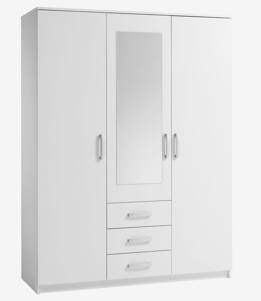 Wardrobe VELLERUP 151x200 combi white - JYSK