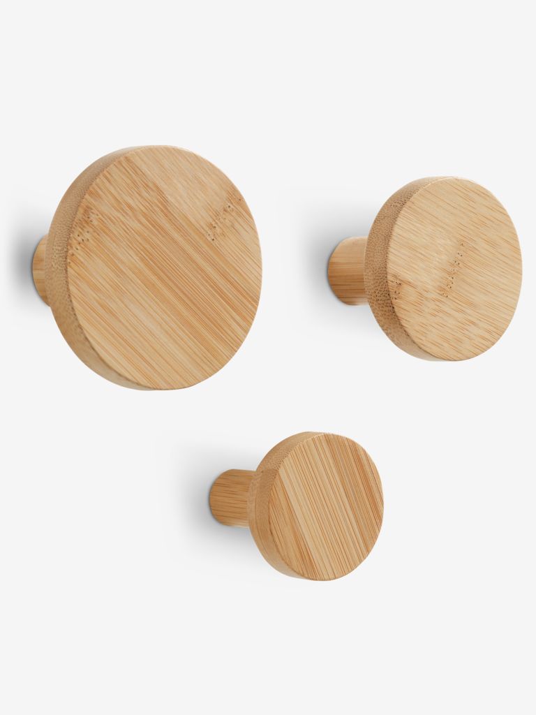 Knobs VANDSTED pack of 3 bamboo - JYSK