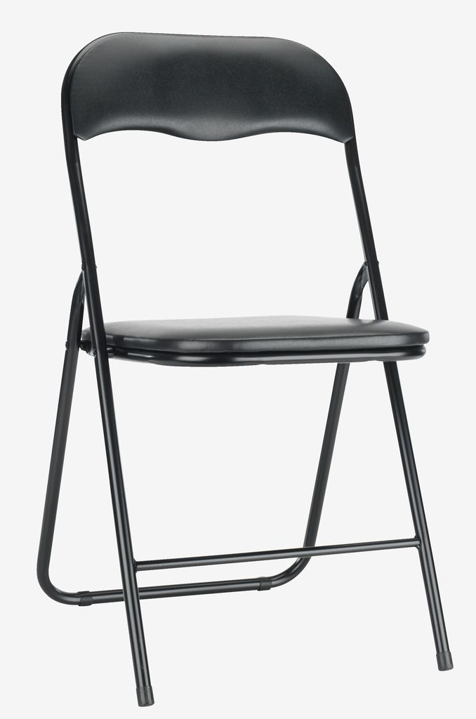 Folding chair VIUF black - JYSK