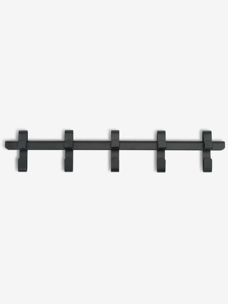 Coat rack GALSTED 5 hooks black - JYSK