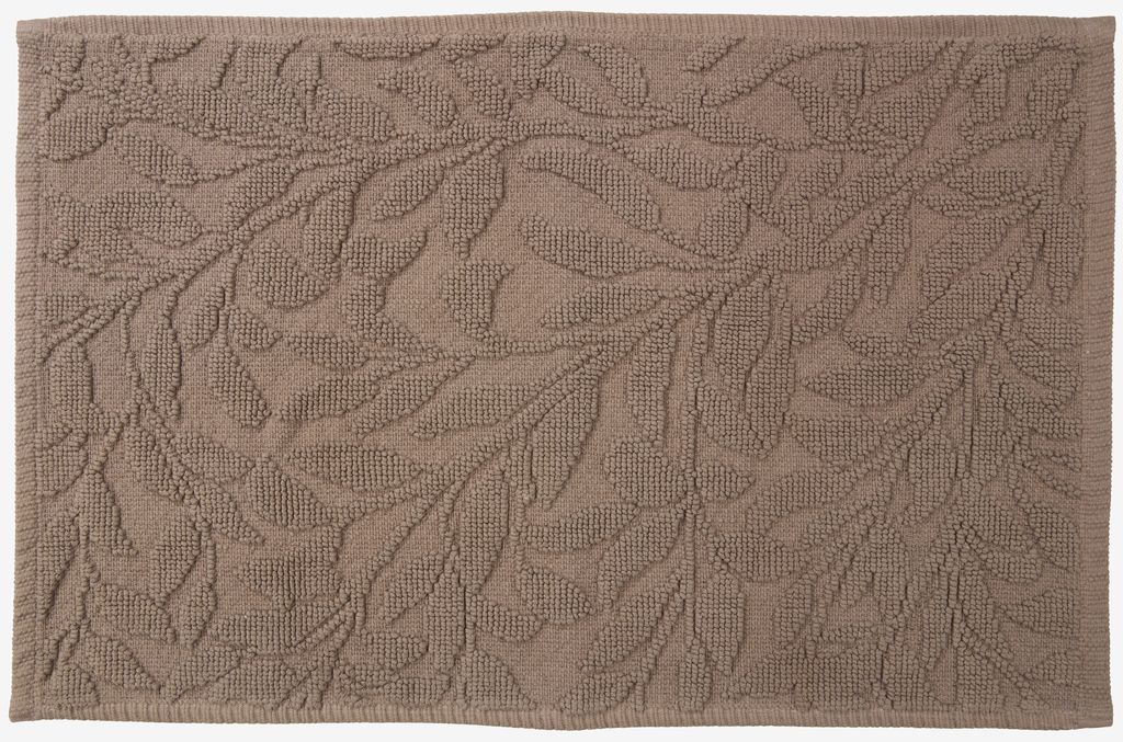 Bath mat ALMVIK 50x80 dark sand KRONBORG - JYSK