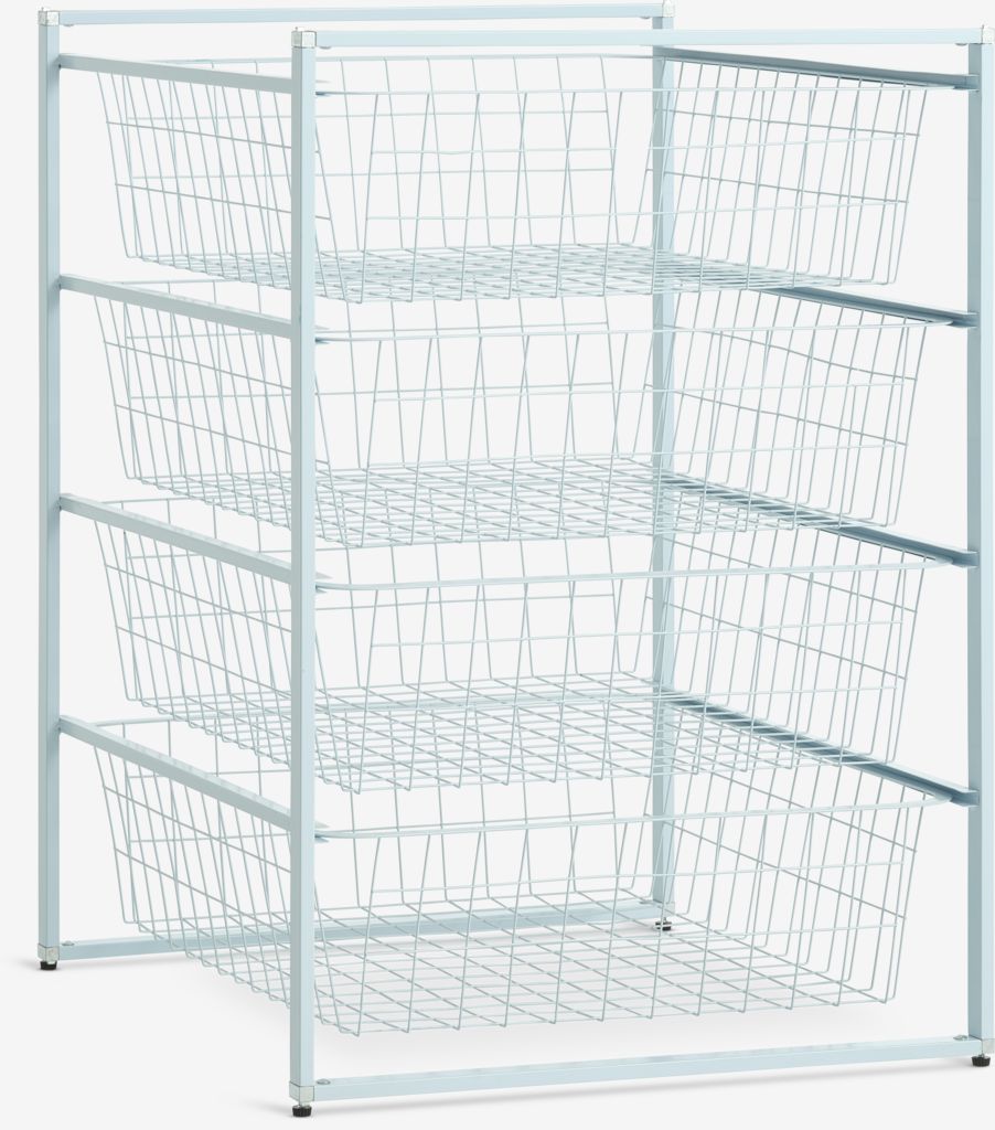 Wardrobe insert BARKHOLT W49xD55 4 wire - JYSK