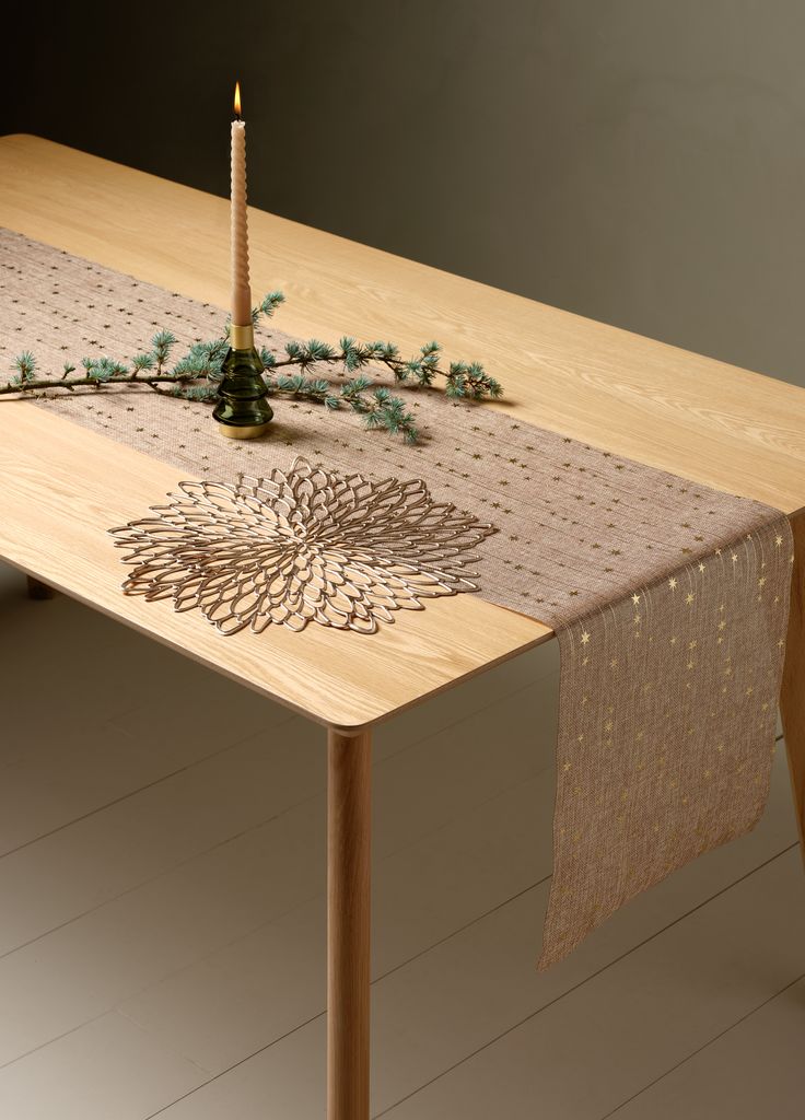 Table runner BURE 35x300 gold - JYSK