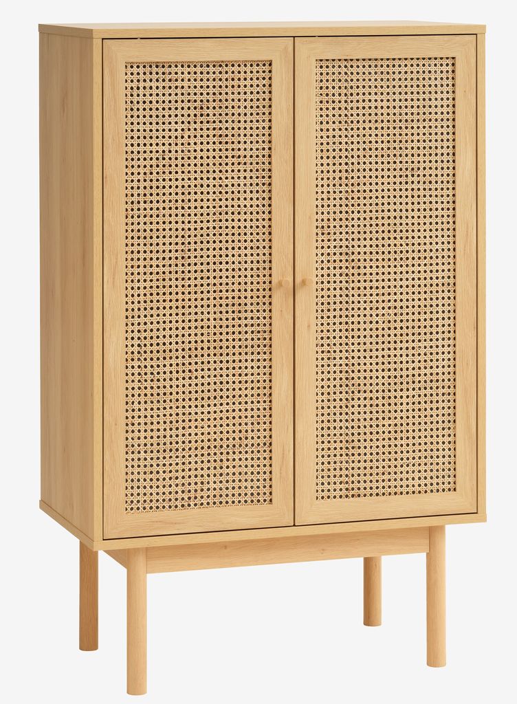 Cabinet HALMSTAD 2 doors oak - JYSK