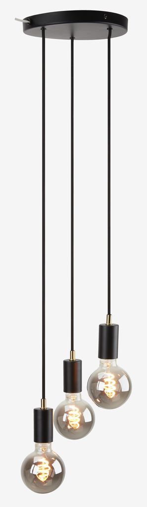 Pendant MAGNAR 3-in-1 D22xH220cm black - JYSK