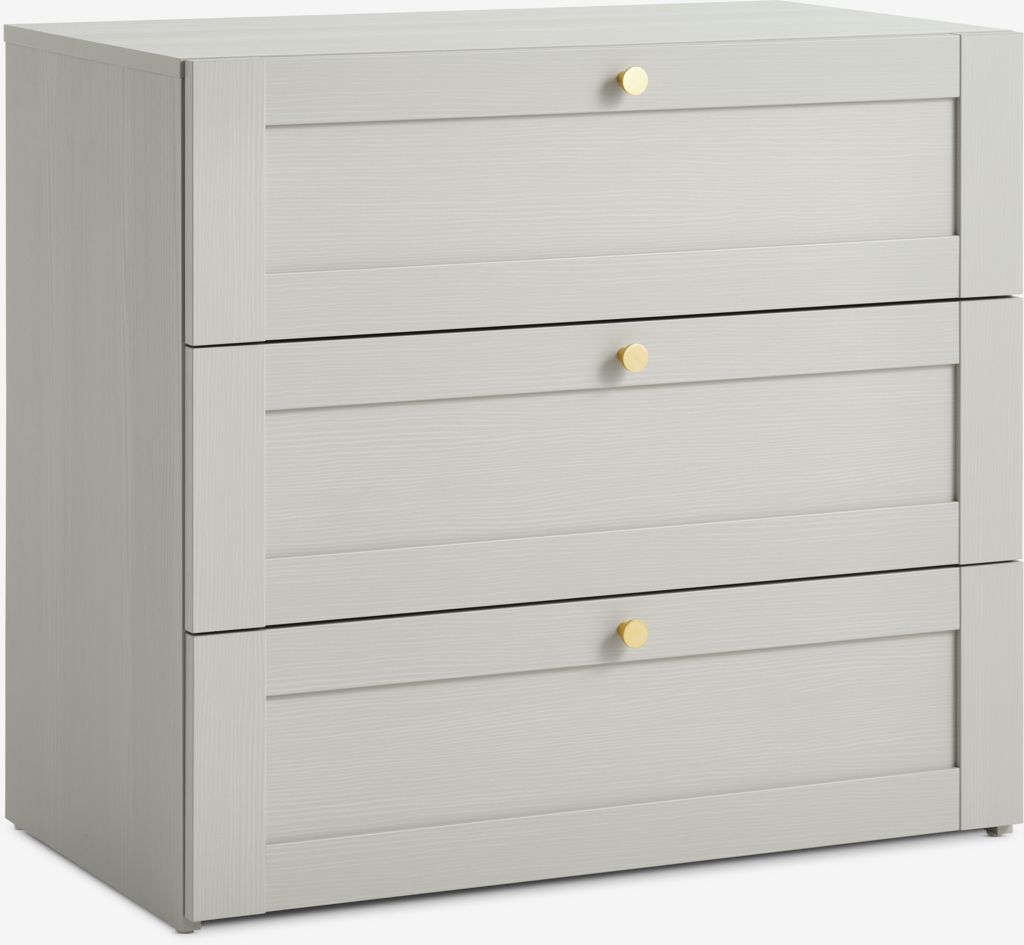 3 drawer chest FRAMLEV grey - JYSK