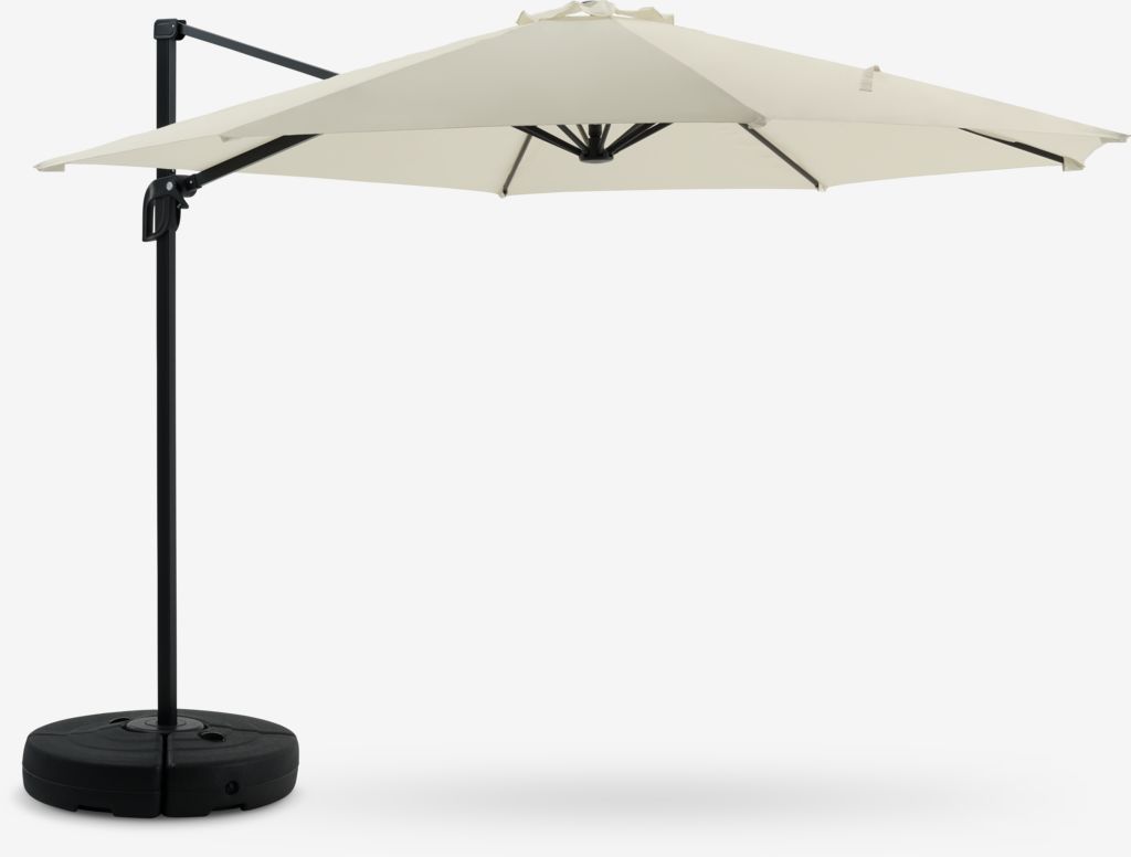 Hanging parasol TRONDHEIM D300 off-white - JYSK