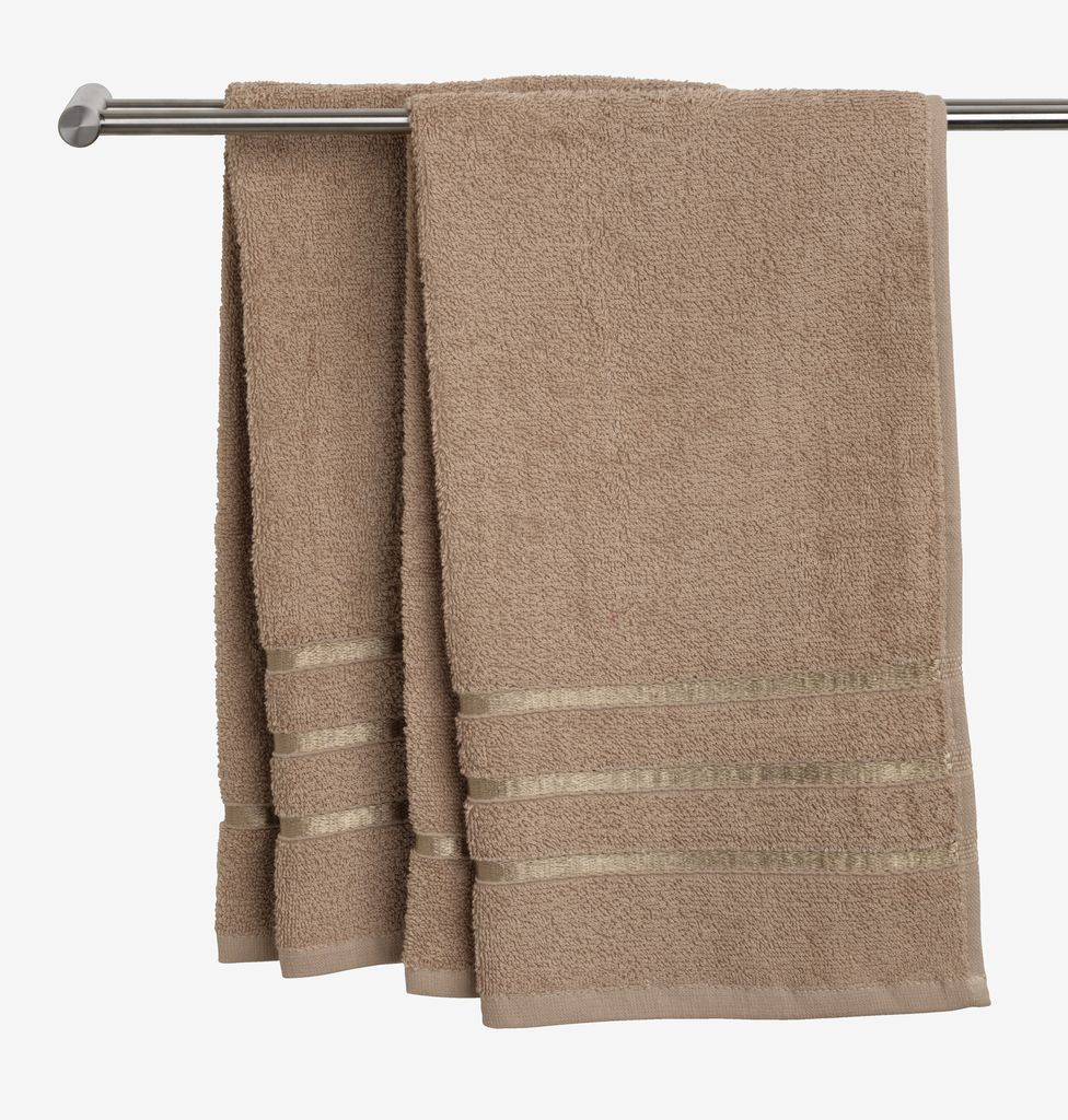Hand towel YSBY 50x90 beige - JYSK
