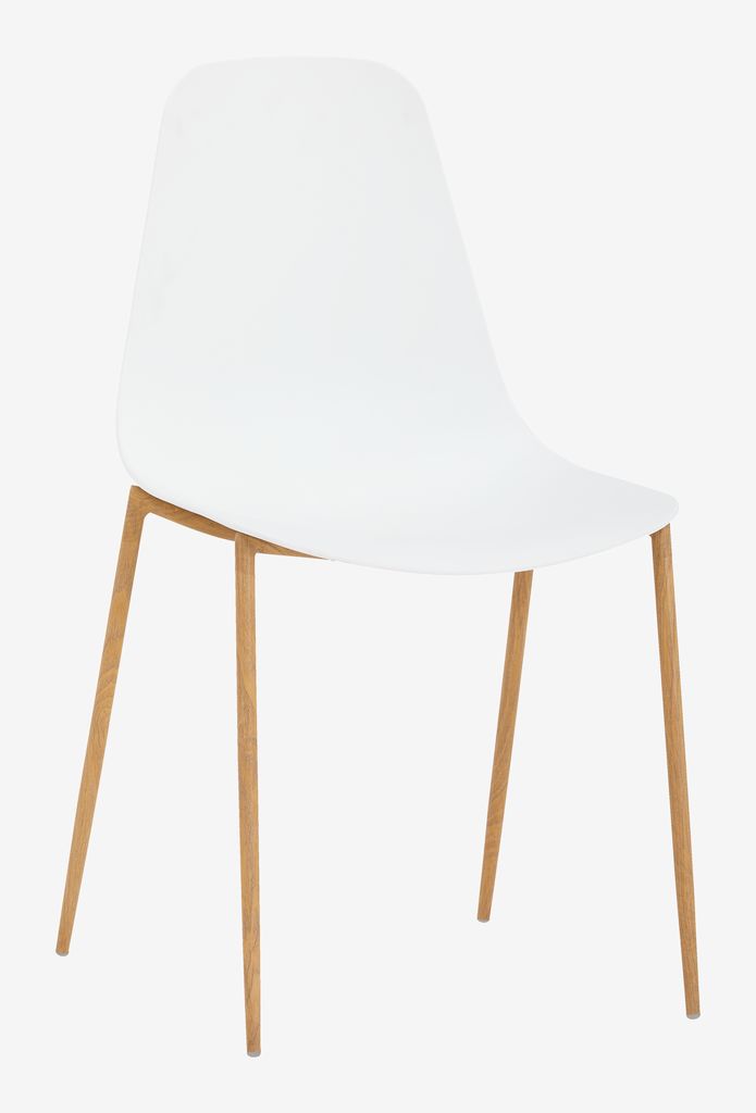 Dining chair NEDERBY white - JYSK