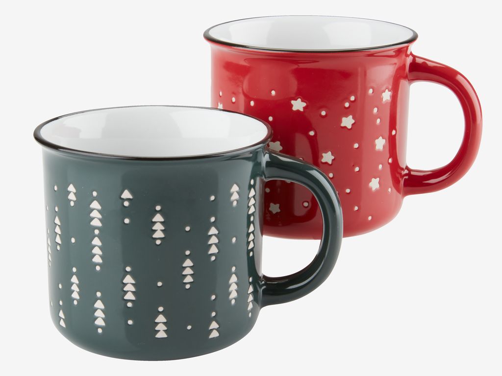 Mug GULLTOP D10xH9cm 35cl assorted - JYSK