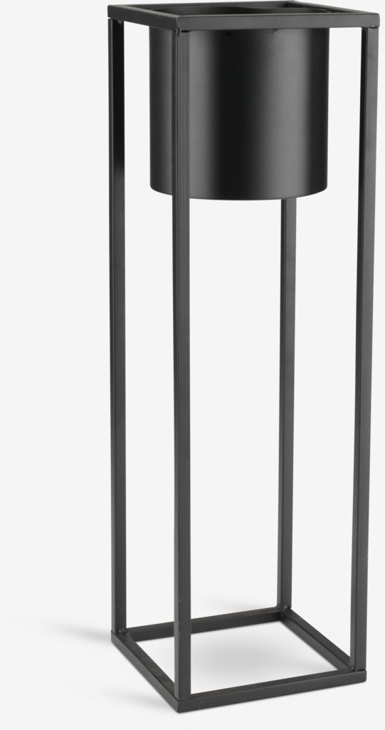 Plant pot DETLEF W15xL15xH50cm black - JYSK
