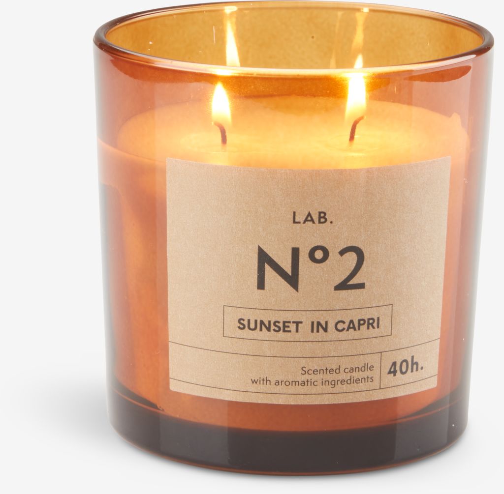 Scented candle BASTIAN D10xH10cm brown - JYSK